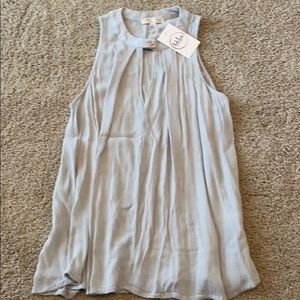 Light blue top, size small, NWT